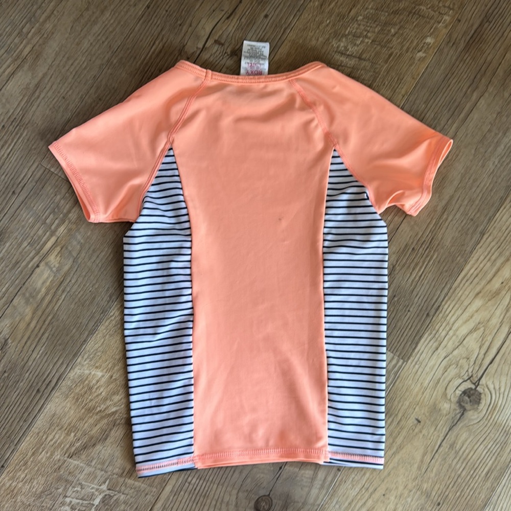 Roxy Girls Short Sleeve Rash Guard Size 8/S - Picture 5 of 5